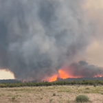 Watch moment Utah wildfire turns into huge fire vortex