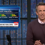 Seth Meyers ridicules Trump’s DC crime crackdown: ‘Like a dystopian hellhole in a steampunk novel’